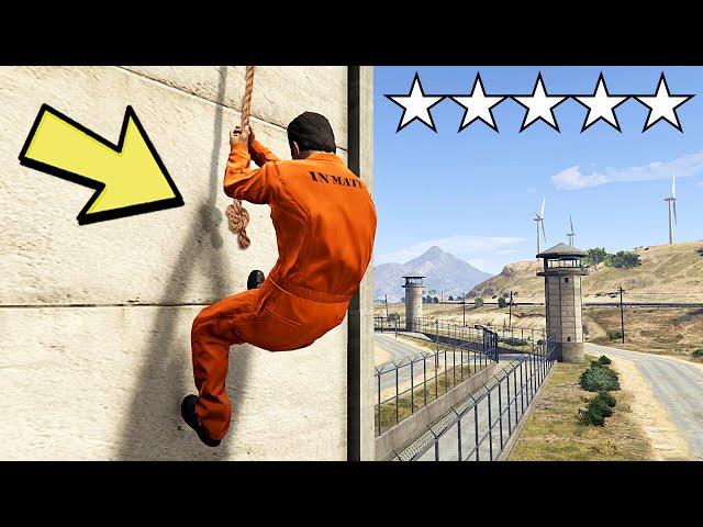 الهروب الماكر من السجن (الجزء 2 ) في لعبة جي تي أي 5 | GTA V The Ultimate Prison Break