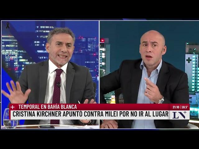 Cristina Kirchner apuntó contra Milei por no ir al lugar. El pase de Luis Majul y Esteban Trebucq.