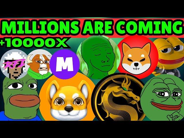 TOP 8 CRYPTO MEMECOINS TO MAKE MILLIONS - DONT MISS OUT !!!