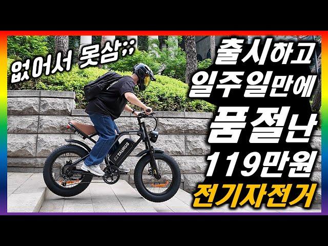 [전기자전거 리뷰.07] 진짜 줄서서 구매하는 전기자전거 타우러스 BS SLEEK 리뷰