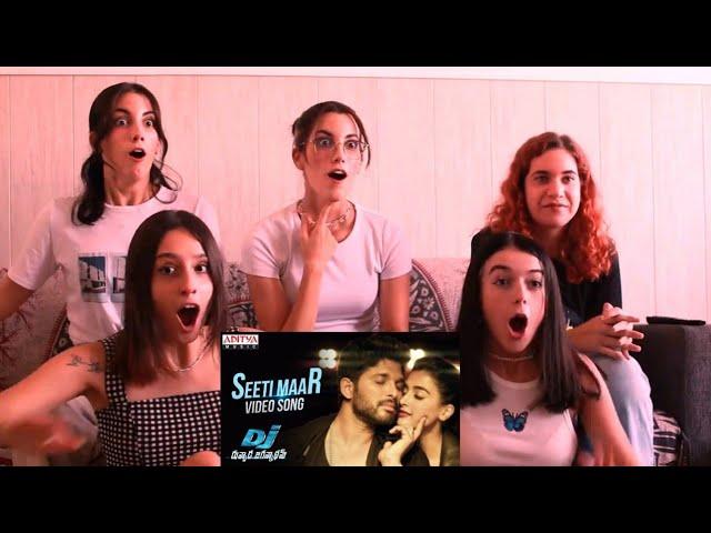 Seeti Maar REACTION!! | DJ Video Songs | Allu Arjun | Allu Arjun song reaction