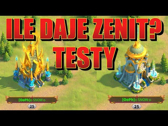 ILE DAJE ZENIT czyli TEST NOWEJ SKÓRKI | Rise of Kingdoms