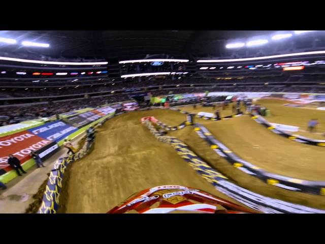 GoPro HD: Kyle Peters Arlington SX Main Event - 2013 Monster Energy Supercross