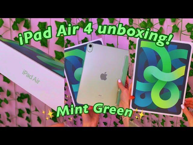 iPad Air 4 (Mint Green) Unboxing! *asmr* #Shorts