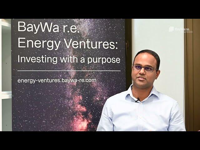We offer smart money - BayWa r.e. Energy Ventures