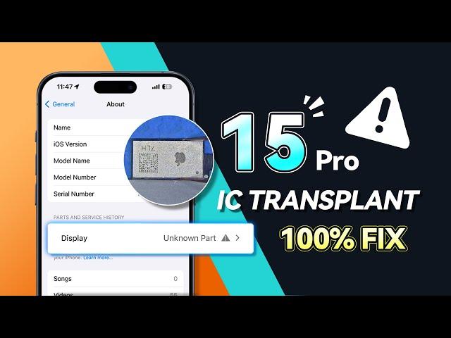 100% Fix 'Unknown Part' Message for iPhone 15 Pro After Screen Replacement