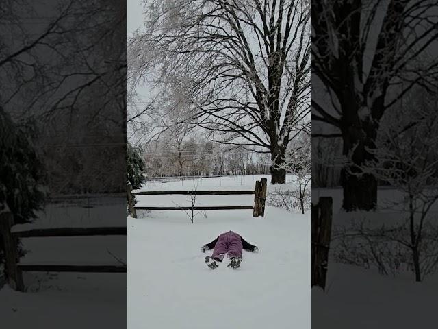 Thunder Snow Angel #Snow #snowangel #Angel #snowstorm