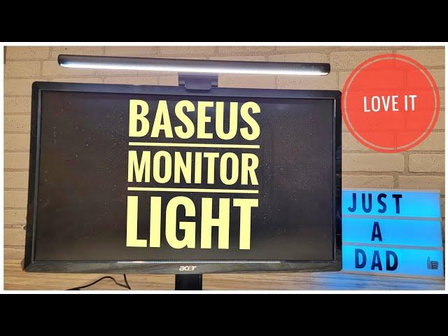 Review BASEUS Monitor Light Bar for Computer Work Station Desk Lamp That Clamps to Monitor