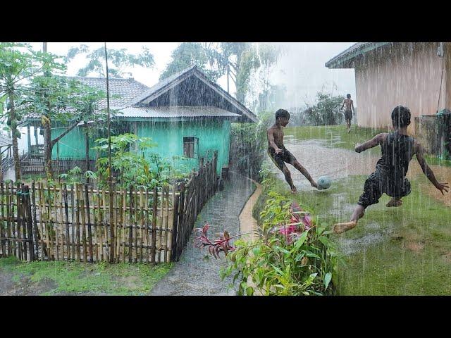 DIJAMIN BETAH MENIKMATI HIDUP DI DESA, BIKIN RINDU SUASANA HUJAN DI KAMPUNG YANG INDAH ALAM DESANYA