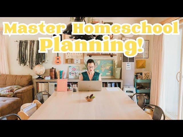 HOW TO PLAN A HOMESCHOOL YEAR | Homeschool Planning For Multiple Students