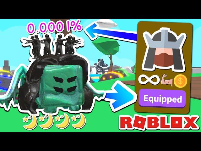 I used the RAREST PET to get MAX CLASS in SABER SIMULATOR... (ROBLOX)