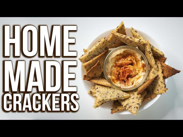 Easy homemade corn crackers | Simple and healthy recipe | vegan crackers recipe