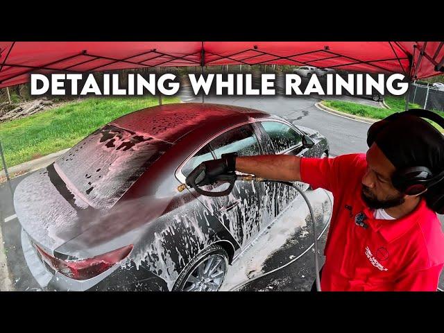 How I Detail While It's Raining - DBK Mobile Detailing