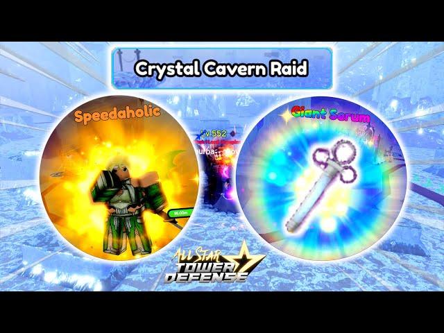 Crystal Cavern Raid | Solo Gameplay | Roblox All Star Tower Defense