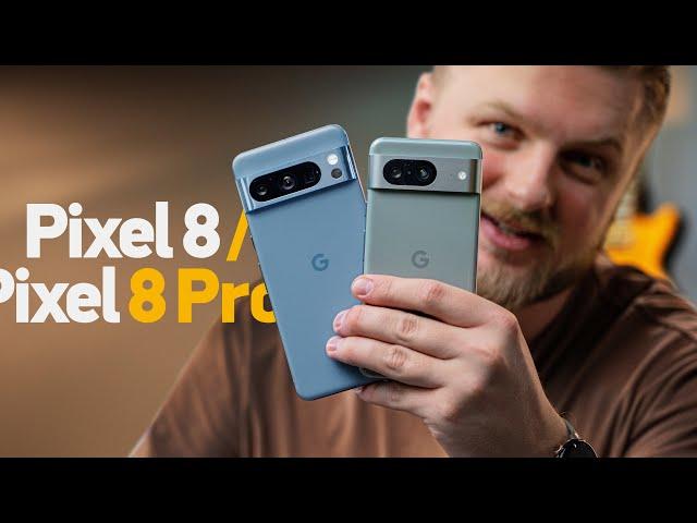 Pixel 8 vs 8 Pro — распакуем и посмотрим!