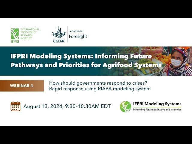 How should governments respond to crises? Rapid response using RIAPA modeling system