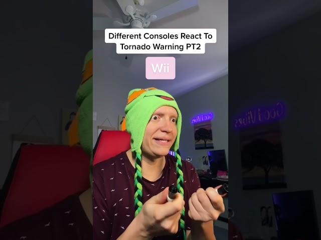 Consoles during a tornado PT2 #funny #comedy #gamer #relatable #gaming