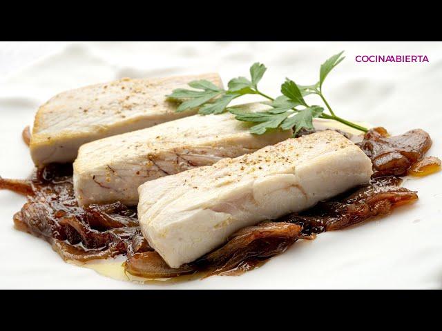 Bonito con cebolla caramelizada//Cocina Abierta de Karlos Arguiñano