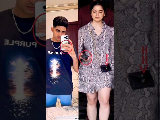 Shubman and his 500 note behind phone case || Just shubman Gill things | Sara Tendulkar