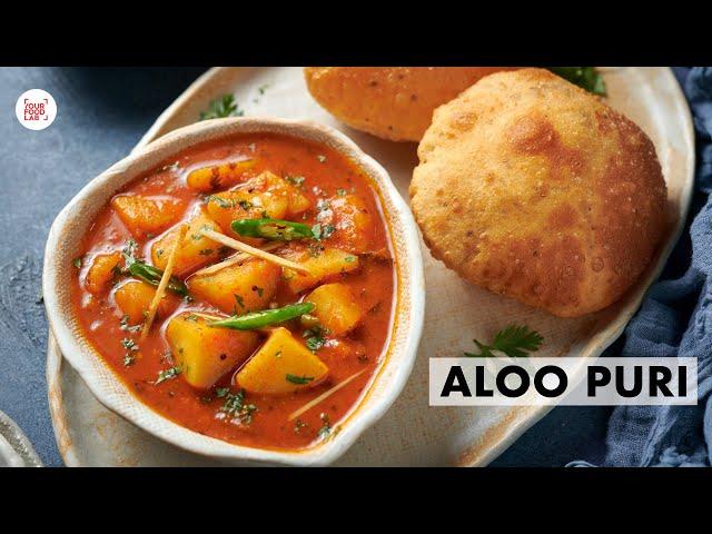 Aloo Puri | कुकर में बनाइए झटपट आलू पूरी | Tari Waale Aloo No Onion No Garlic | Chef Sanjyot Keer