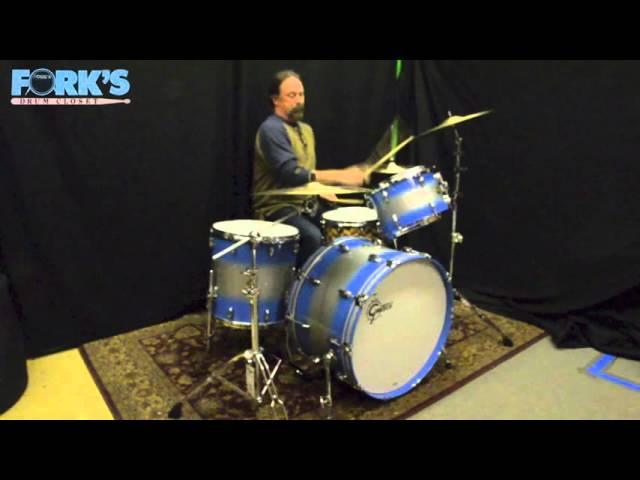 Gretsch USA Custom 3-Piece drum set Blue Duco