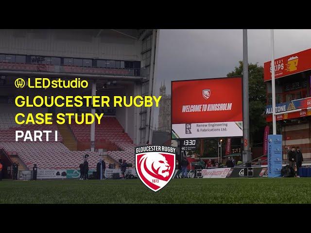 LED Studio & Commercial Group upgrade Gloucester Rugby's Kingsholm Stadium Digital Displays