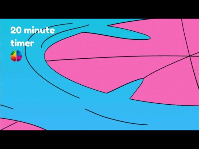 20 Min Classroom Timer // LILYPADS // Relaxing Music