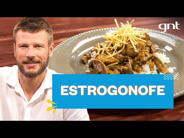 Estrogonofe de carne com champignon e arroz branco | Rodrigo Hilbert | Bem Juntinhos