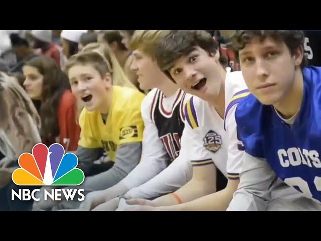 Basketball Team Manager Has Surprising Moment On The Court | NBC Nightly News