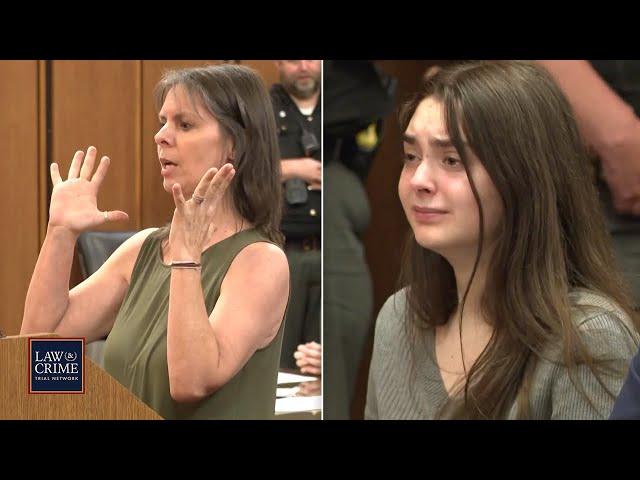 ‘She’s Not a Murderer’: Mom of Teen Killer Panics Before Daughter is Sentenced For Deadly Crash