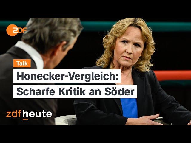 Lemke über Söder: "Das ist dumm, das ist infam" | Markus Lanz vom 15. Februar 2024