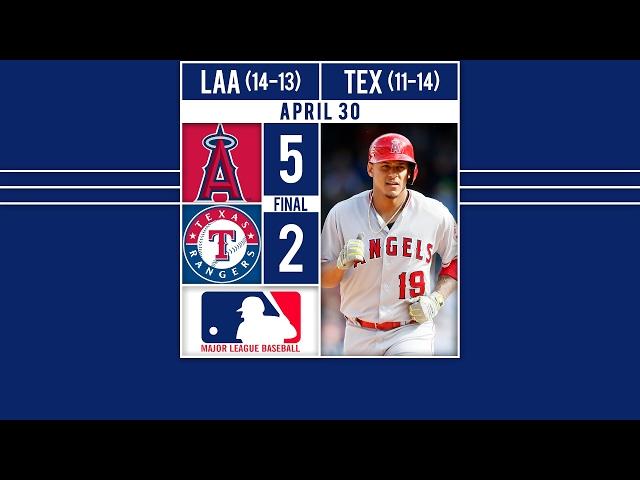 Angels Down the Rangers - HIGHLIGHTS: Jefry Marte goes 2-5 with a homer and three R