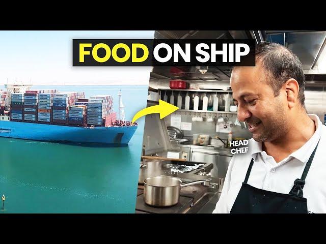 Watch what we EAT On a Merchant Navy Ship! LIFE AT SEA