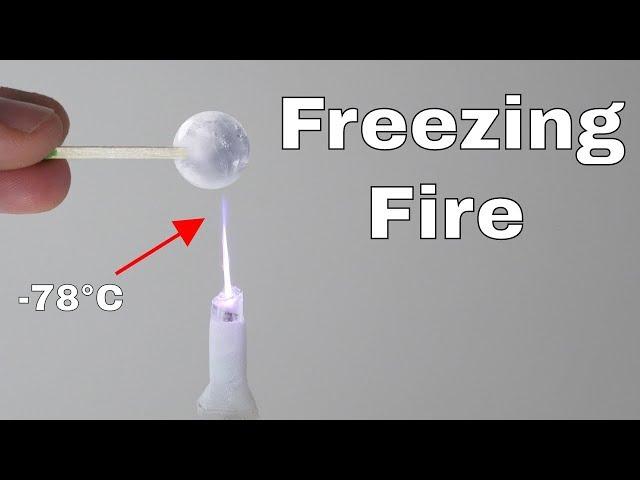 Making Fire That Actually Freezes Things Instead of Burns Them—Cold Fire Part 2