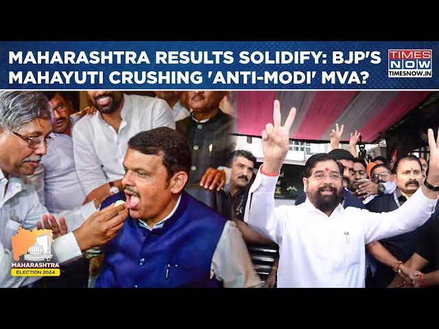 Maharashtra Results: BJP, Mahayuti Crushing 'Anti Modi' MVA? Congress, Thackeray, Sharad Pawar Fail?