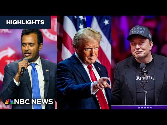 Trump Transition Coverage Highlights - Nov. 12 | NBC News