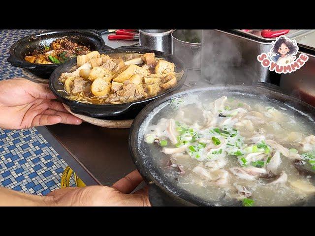 Secret Reveal! 3 Popular Umami Pork Broth Run by Father & Son for 20 Years! - Malaysia Street Food