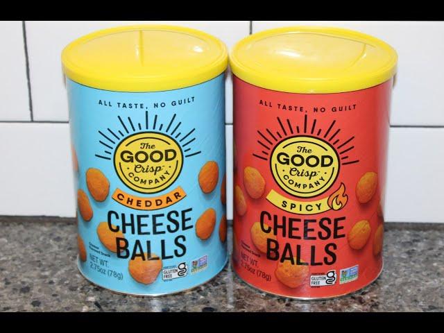 The Good Crisp Company: Cheddar Cheese Balls & Spicy Cheese Balls Review