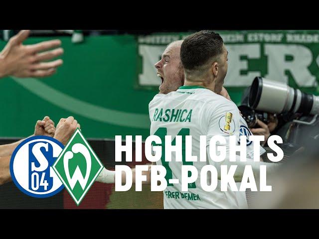 Schalke 04 - Werder Bremen 0:2 (Highlights) Rashica & Klaassen Tore - Werder im Halbfinale!