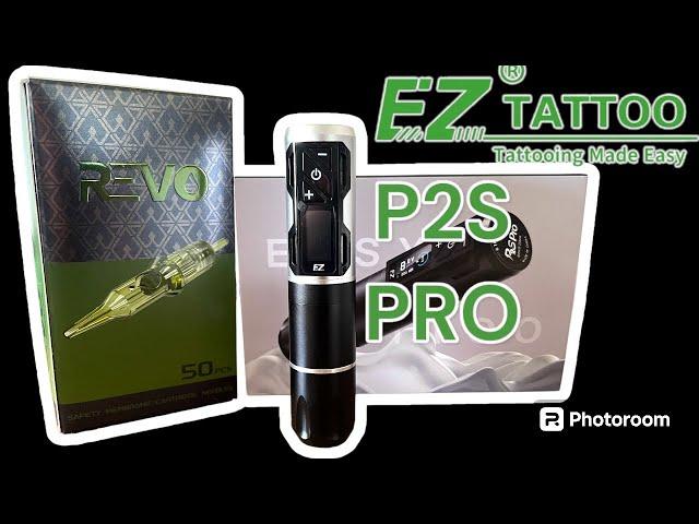 EZ P2S Pro wireless tattoo machine, Review + Unboxing