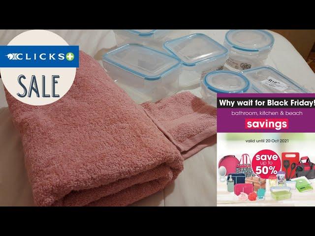 Clicks Sale 50% OFF | Clicks Sale Haul | Bathroom and Kitchen Accessories | South African Youtuber