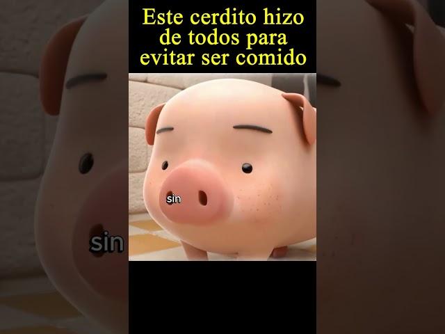 Este cerdito hizo de todos para evitar...  #viral #pelis #pelicula #peliculas #movie