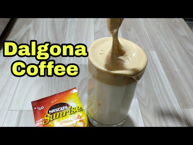 Dalgona Coffee Recipe | How to Make Whipped Coffee | Frothy Coffee | Homemade Dalgona Coffee