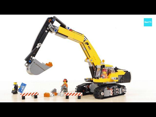 レゴ シティ きいろのショベルカー 60420 ／ LEGO City Yellow Construction Excavator Speed build & Review