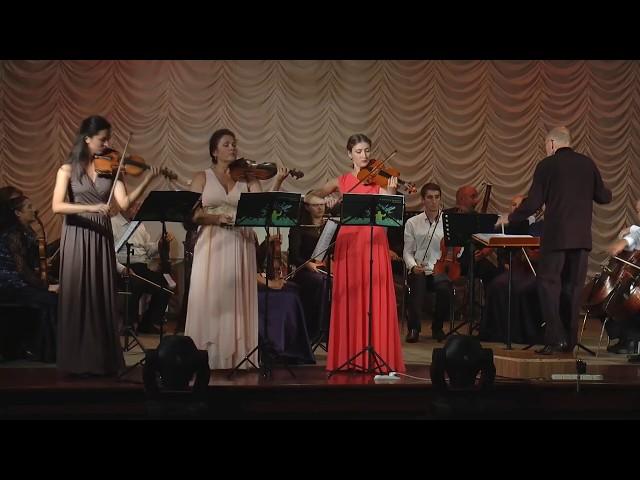 Вивальди - Концерт для трех скрипок фа мажор, II ч
