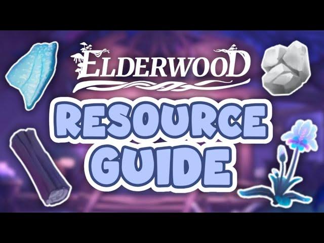 Where to find all the NEW Resources in Palia's Elderwood!