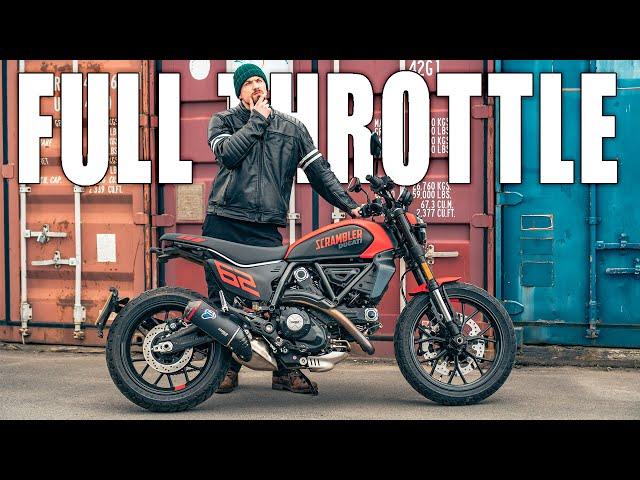 Ducati Full Throttle Review | My First Time on a Ducati Scrambler On The Official UK Press Day