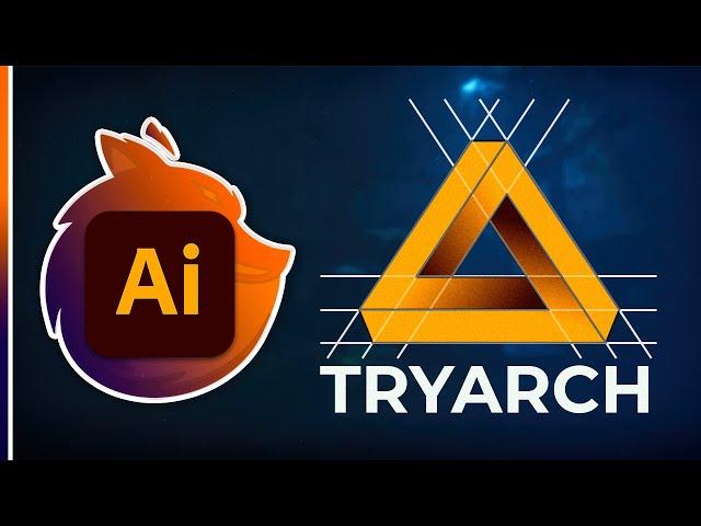 Как Сделать Логотип? Крутое 3D Лого в Adobe Illustrator!