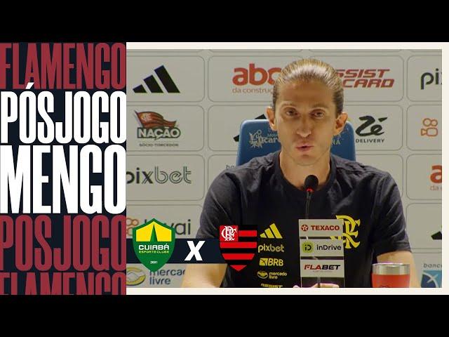 PÓS-JOGO - CUIABÁ  1 X  2 FLAMENGO - COLETIVA FILIPE LUIS