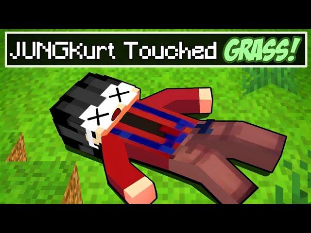 JUNGKurt Can't Touch GRASS In Minecraft!